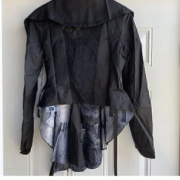 NWT Lip Service x Widow Deceased but Still Dreaming Belted Jacket - Picture 4 of 13
